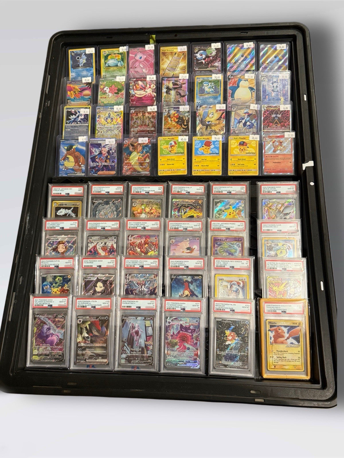 Trading Card Display Case Stand for Sports Pokemon Vendors - Increase Poke Enterprise Trading Card Display Case Stand for Sports Pokemon Vendors - Increase Poke Enterprise